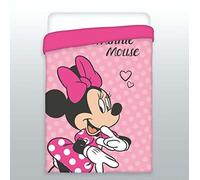 Edredón Nórdico Infantil 175 x 260cm, Spiderman, Avengers, Cars, Mickey, Minnie, Frozen o Princesas. Ideal para Cama de 90 o 105cm (Minnie)