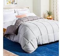 Edredón reversible para todas las temporadas, para colchón California King, hipoalergénico, relleno de microfibra de felpa, apto para lavadora, edredón independiente o para agregar, de Linenspa.
