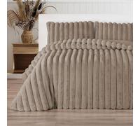 Edredón Sherpa Tipo Manta de Pelo con Relleno nórdico Lotus de MANTEROL (C07, Cama 150/160 cm)