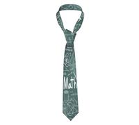 EdsfFehs Corbata para hombre, diseño de teoría, matemáticas, lecciones de matemáticas, ideal para bodas, negocios, fiestas, trabajo, vestido diario, graduación, etc., Negro, Talla única