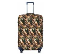 EdsfFehs Funny for Kangaroo Zoo - Funda para maleta, lavable, ligera, para una fácil identificación, Black, XL