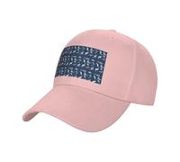 EdsfFehs Gorra de béisbol con estampado de tiburón de dibujos animados, unisex, de algodón, ajustable, para uso casual diario al aire libre, rosa, Talla única