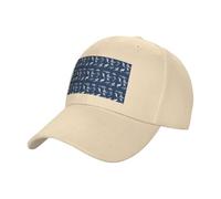 EdsfFehs Gorra de béisbol con estampado de tiburón de dibujos animados, unisex, de algodón, ajustable, para uso casual diario al aire libre, beige, Talla única