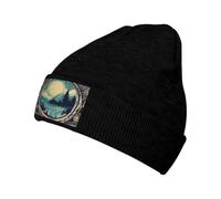EdsfFehs Gorro de punto con estampado Not All Who Wander are Lost 1 para hombres y mujeres, gorra elástica casual cálida, Negro, Talla única