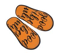 EdsfFehs Pantuflas suaves con estampado de ortografía alfabética, cálidas, acogedoras, informales, para hombres y mujeres