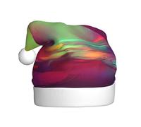 EdsfFehs Sombrero de Navidad con estampado colorido de ensueño, gorro de vacaciones para Año Nuevo, fiesta de Navidad, decoraciones de cosplay