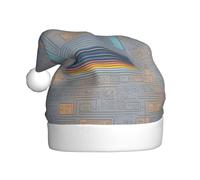 EdsfFehs Sombrero de Navidad con impresión de código de programación, gorro de vacaciones para Año Nuevo, fiesta de Navidad, decoraciones de cosplay