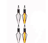 EDSXWUN Moto lndicadora Luz De Señal De Giro Universal para Motocicleta, Luz Blanca De Dos Colores, Luz Roja, Luz De Freno, Luz De Señal De Giro para Motocicleta