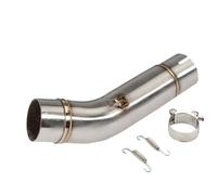EDSXWUN Motocicleta Silenciador Compatible con CB400 Tubo para Escape Intermedio Motocicleta Silenciador Redondo Slip-On Todos Los Años Tubo para Escape Motocicleta Silenciador De Motocicleta Tubo