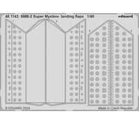 EDUARD 481143 PHOTODECOUPÉ SMB-2 SUPER MYSTERE LANDING FLAPS 1/48 (HOBBY ESPE...
