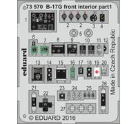 EDUARD 73570 PHOTODECOUPE AVIÓN INTERIOR DELANTERO B-17G AIRFIX 1/72