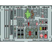 Eduard Accesorios 32502-1 :3 2 F-14A Tomcat Asiento Eyectable para Tamiya Kit