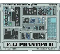 Eduard Accessories 32530-1 :3 2 F-4J Phantom II para Tamiya Kit Construcción -