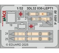 Eduard Accessories 3DL32030-1 :3 2Bf 109F-4 Space Hobby 2000 / Hasegawa - Nuevo