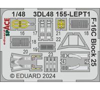 Eduard Accessories 3DL48155 - 1:48 F-16C Bloque 25 Space - Nuevo