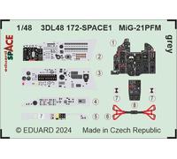 Eduard Accessories 3DL48172 - 1:48 MiG-21PFM Gris Space 1/48 Eduard - Nuevo