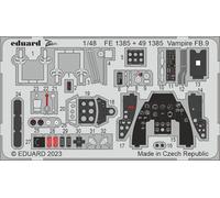 Eduard Accessories 491385 - 1:48 Vampiro FB.9 1/48 Airfix - Nuevo