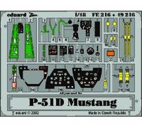 Eduard Accessories 49216 - 1:48 P-51D MUSTANG para Tamiya Kit Construcción -