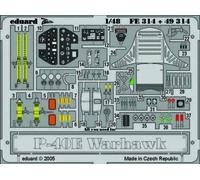 Eduard Accessories 49314 - 1:48 P-40E Warhawk Para Hasegawa Kit Construcción -