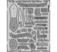 Eduard Accessories 53228 1 :3 50 - Alemán Submarino Tipo Viic / 41 para Revell -