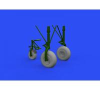 Eduard Accessories 632145-1 :3 2 B-24 Ruedas (8spoke Frontal Rueda) para Hobby