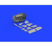 Eduard Accessories 648982 - 1:48 P-38J Derecho Motor Print 1/48 Tamiya - Nuevo