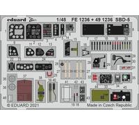 Eduard Accessories FE1236 - 1:48 SBD-5, para Revell - Nuevo