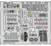 Eduard Accessories FE1267 - 1:48 F-104C 1/48 - Nuevo