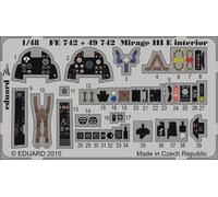 Eduard Accessories Fe742 - 1:48 Mirage III E Interior Para Cinético -