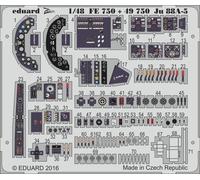 Eduard Accessories Fe750 - 1:48 Ju 88A-5 Para Icm - Juego de Aguafuerte - Nuevo