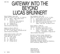 Eduard Erdmann Lucas Brunnert: Gateway Into the Beyond (CD) (Importación USA)