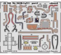 Eduard - Messerschmitt Me 262B-1a/U1 Cabina Detalles Y Cinturones de Seguridad