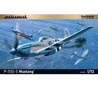 Eduard Plastic Kits 70171 - 1:72 P-51D-5 MUSTANG Paquete Profesional - Nuevo