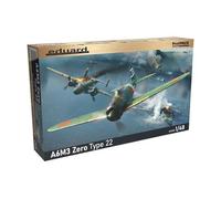 Eduard Plastic Kits 82214 - 1:48 A6M3 Zero Tipo 22 Paquete Profesional - Nuevo