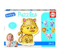 Educa 14197 puzzle puzle de figuras animales