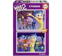 Educa Borrás - 2 puzzles de cartón Inside Out 2 - 100 piezas - 6-8 años (20100)