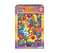 Educa - 200 Superthings, Puzzle Compuesto por 200 Grandes Piezas Perfectamente acabadas y con los Personajes de Superthings, Medida aproximada del Puzzle: 40 x 28 cm, A Partir de 6 años (19301)