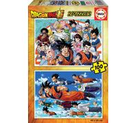 Educa - 2X100 2 100 piezas, puzzle infantil Dragon Ball, color variado, (18214)