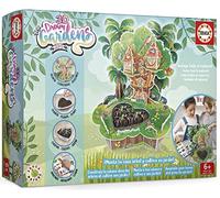 Educa - 3D Dream Garden 2in1 Casa Árbol | Construye con Piezas de cartón a Todo Color Esta Casa Árbol y cultiva tu Propio jardín en casa | A Partir de 5 años (19469)