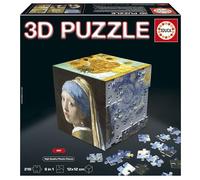 Educa - 3D Puzzle Arte | Puzzle 3D con Forma de Cubo de 216 Piezas en Total | Estructura: Base montable Cubierta por 6 Puzzles de 36 Piezas | a Partir de 14 años (20123)