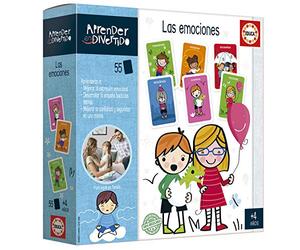 Educa, Aprender es Divertido, Las Emociones, Juego Educativo Donde aprenderán a gestionar Las emociones de Forma Divertida Jugando en Familia, Recomendado para niños a Partir de 4 años (18706)