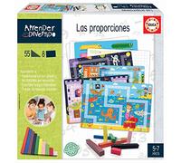 Educa - Aprender es Divertido, Las Proporciones, Juego Educativo con Regletas Matemáticas Manipulativas Donde aprenderán la relación Entre números y Proporciones, para niños y niñas, 5 años (19097)