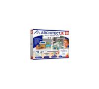 Educa - Architect Jr Kit de maquetas 3D para Construir y Decorar niños | Dos proyectos con rotuladores, stickers y diploma A4, manualidad creativa que enseña arquitectura, regalo, +5 años (20351)