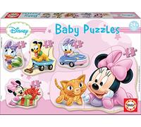 Educa, Baby Minnie Mouse 5 Puzzles Progresivos de 3 a 5 Piezas, Multicolor (15612)