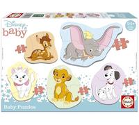 Educa - Baby Puzzles Animales Disney. 5 Puzzles Infantiles progresivos de 3 a 5 Piezas. A Partir de 24 Meses (18591)