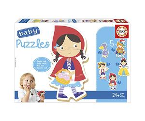 Educa - Baby Puzzles | Set de 5 Baby Puzzles progresivos de 3 a 5 Piezas | para Aprender con Diferentes Niveles de dificultad a Medida Que Crecen | Recomendado a Partir de 24 Meses (19669)