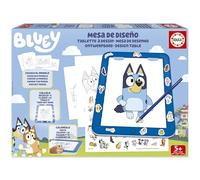 Educa - Bluey Mesa Luminosa Creativa | Kit Manualidades Bluey para Niños Arte y Dibujo | Luz LED y Plantillas Incluidas | A Partir de 5 años (20005)
