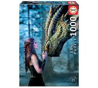 Educa Borrás 17099 Anne Stokes Fantastic Characters Educa Borras Once Upon of Time 1000 Piece Jigsaw Puzzle, Multi