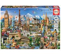 Educa Borrás 17697 Symbole Von Europa Educa Borras Europe Landmarks 2000 Piece J