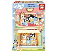 Educa Borrás - 2 puzzles madera 16 piezas - Bluey